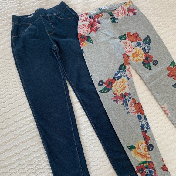 Gap Kids, Set of Girls Jeggings/Leggings, Sz 6-7 - Picture 2 of 5